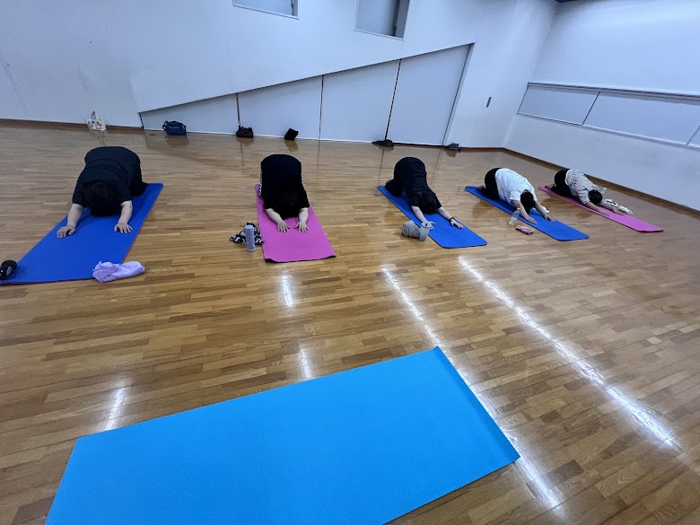 鹿児島市 noricoピラティスでのピラティス・レッスン風景